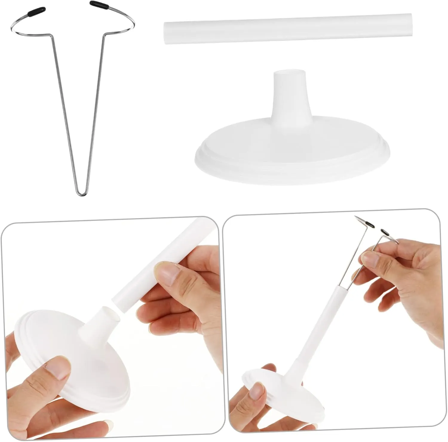 VICASKY 4pcs Doll Support Stands Action Figure Display Brackets for Home Shop Organization Easy Installation Doll Holders for Collectibles Models Figures