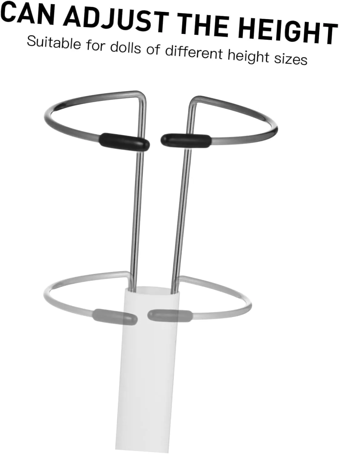 VICASKY 4pcs Doll Support Stands Action Figure Display Brackets for Home Shop Organization Easy Installation Doll Holders for Collectibles Models Figures