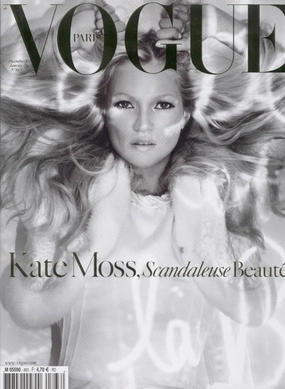 VOGUE Magazine Paris December 2005 KATE MOSS Gemma Ward PATRICIA SCHMIDT sealed
