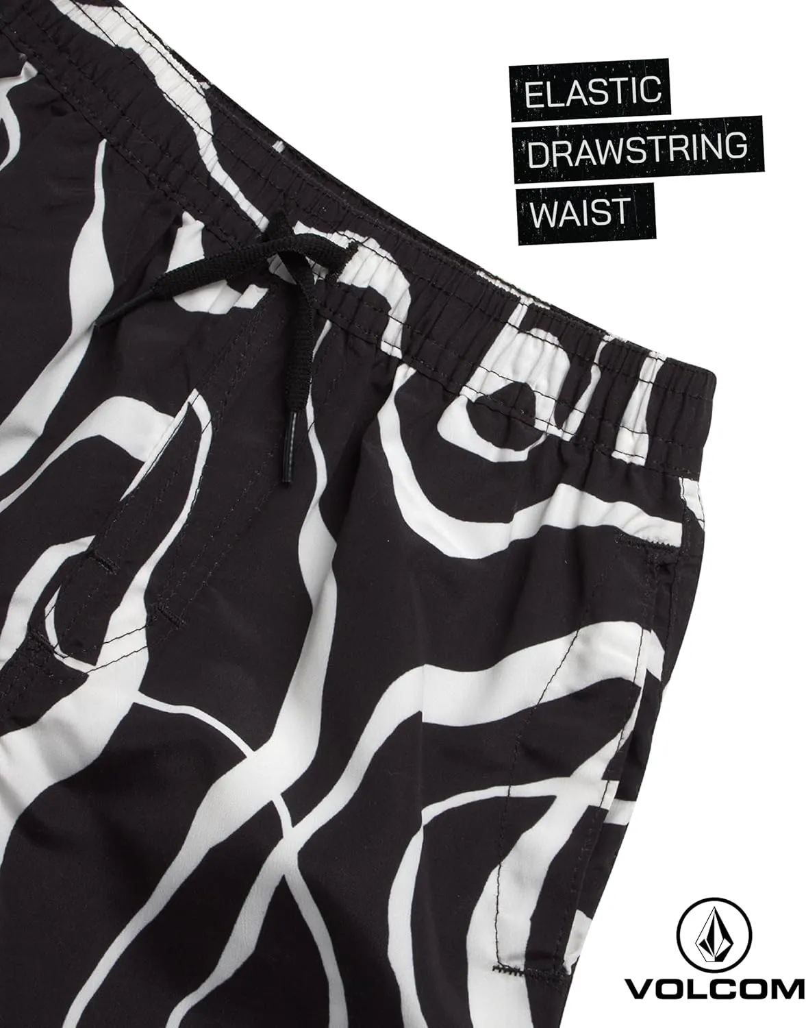 Volcom Boys Rash Guard Set - 2 Piece Short Sleeve T-Shirt and Board Shorts for Infant Toddler and Little Boys (Sizes: 2T-7)