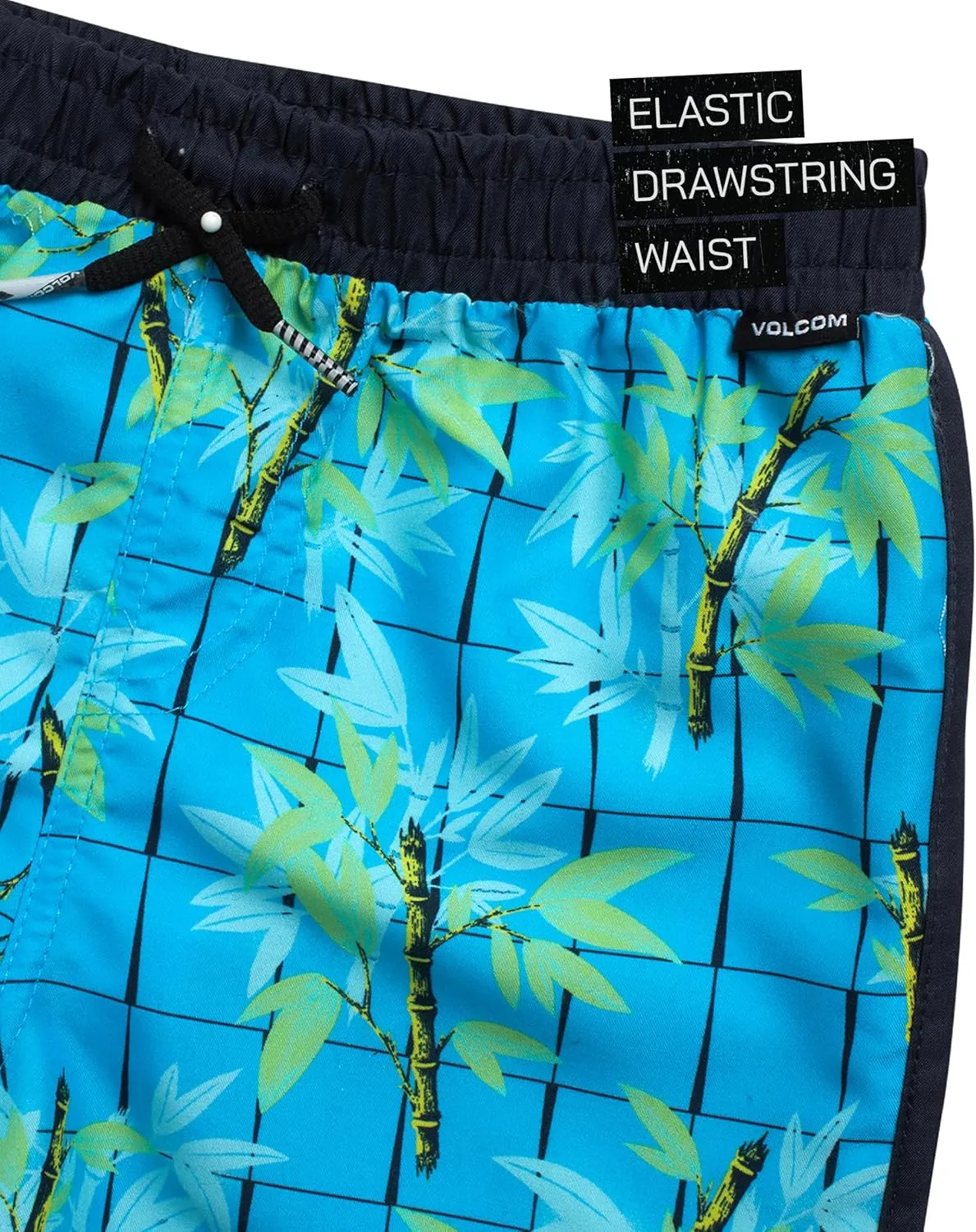 Volcom Boys Rash Guard Set - 2 Piece Short Sleeve T-Shirt and Board Shorts for Infant Toddler and Little Boys (Sizes: 2T-7)