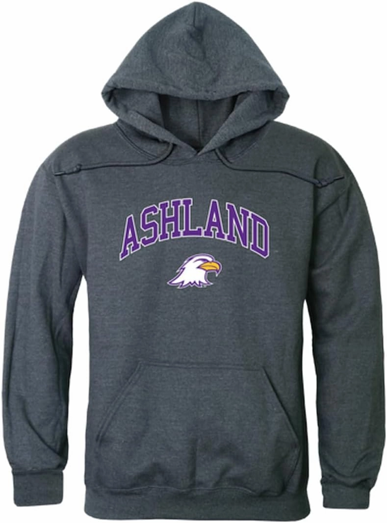 W Republic Ashland University Eagles Campus Hoodie Sweatshirts - Heather Charcoal, XX-Large