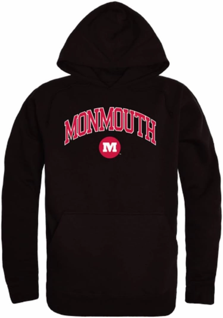 W Republic Monmouth College Fighting Scots Campus Fleece Hoodie Sweatshirts Black XX-Large