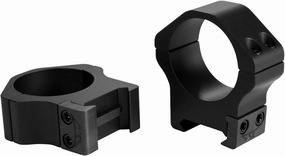 Warne 514M MAXIMA 30mm Scope Rings Medium Horizontal Matte Black Steel Ring Set