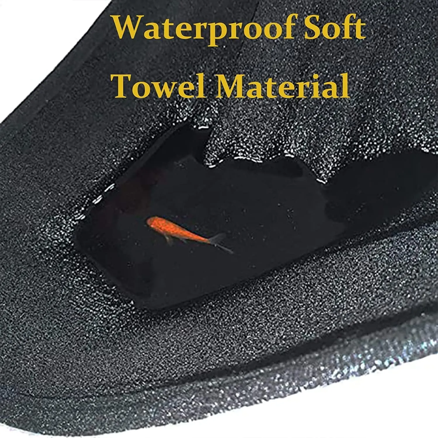 Waterproof Sweating Car Seat Cover for Post Gym Workout, Running, Swimming, Beach and Hiking, Universal Fit Non-Slip Bucket Seat Protector for Cars SUV Trucks, Machine Washable (2pcs Off-White)