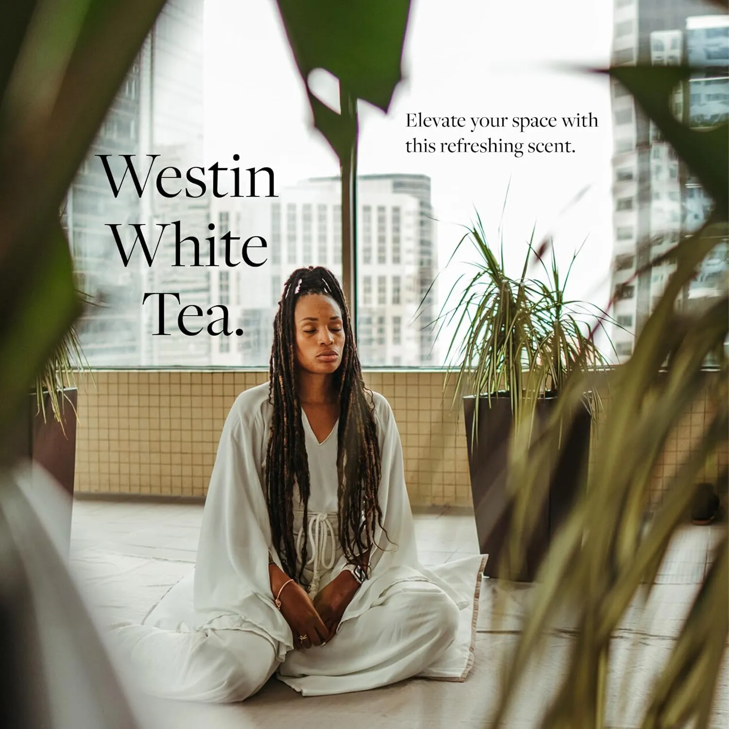 Westin White Tea Candle in a Tin - Hand-Poured, Soy Candle in Tin - Signature White Tea Scent - 4 oz. - Set of 3