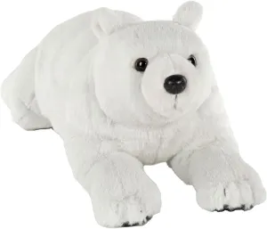 Wild Republic Earthkins Polar Bear, Stuffed Animal, 15 Inches, Plush Toy, Fill is Spun Recycled Water Bottles, Eco Friendly