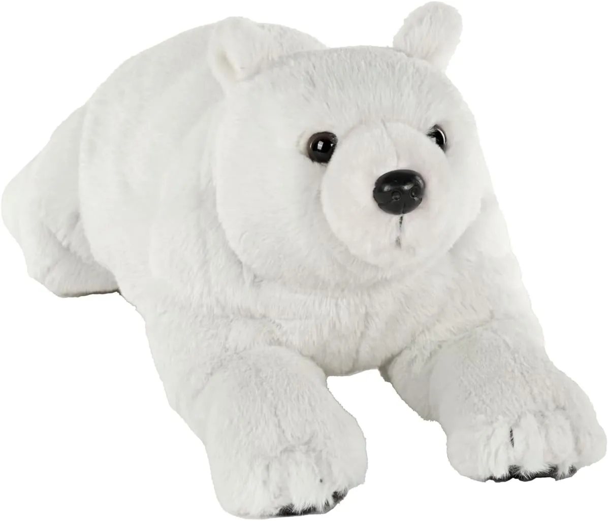 Wild Republic Earthkins Polar Bear, Stuffed Animal, 15 Inches, Plush Toy, Fill is Spun Recycled Water Bottles, Eco Friendly