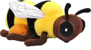 Wild Republic Ecokins, Bee, Stuffed Animal, 12 inches, Gift for Kids, Plush Toy, Made from Spun Recycled Water Bottles, Eco Friendly, Child’s Room Décor