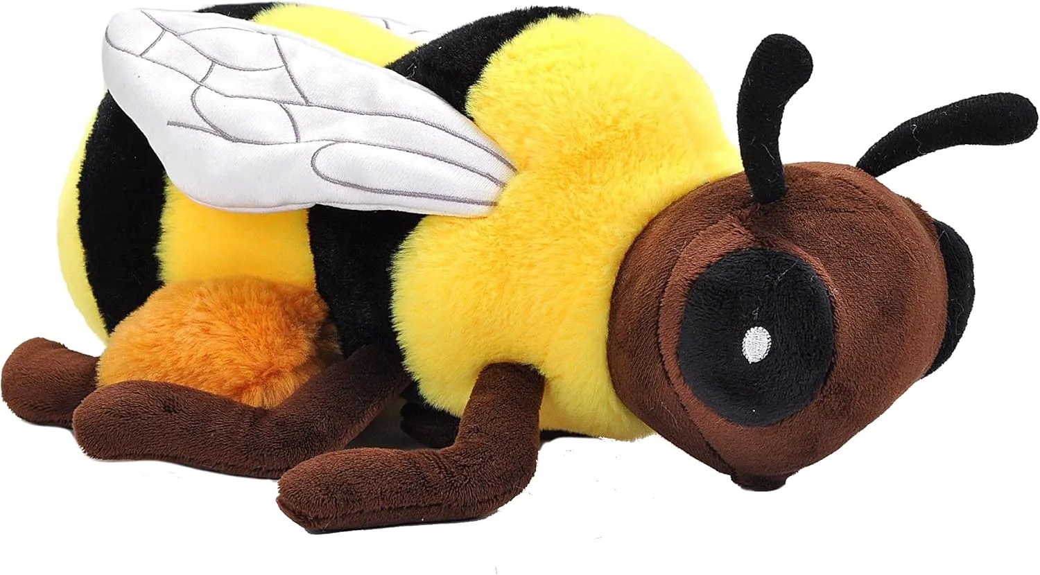 Wild Republic Ecokins, Bee, Stuffed Animal, 12 inches, Gift for Kids, Plush Toy, Made from Spun Recycled Water Bottles, Eco Friendly, Child’s Room Décor