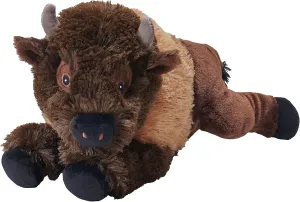 Wild Republic Ecokins, Bison, Stuffed Animal, 12 inches, Gift for Kids, Plush Toy, Made from Spun Recycled Water Bottles, Eco Friendly, Child’s Room Decor