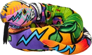 Wild Republic Message from The Planet, Snake, Stuffed Animal, 54 inches, Gift for Kids, Plush Toy, Made from Spun Recycled Water Bottles, Eco Friendly, Child’s Room Decor, Large
