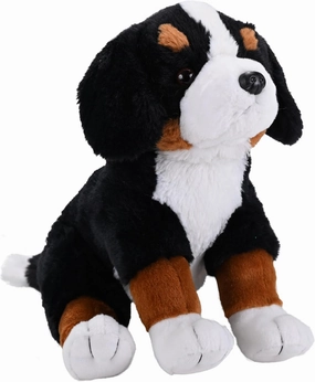 Wild Republic Cuddlekins Bernese Mountain Dog, Stuffed Animal, 12 Inches, Plush Toy, Fill is Spun Recycled Water Bottles