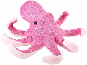 Wild Republic Octopus, Foilkins Junior, Stuffed Animal, 8 inches, Gift for Kids, Plush Toy, Fill is Spun Recycled Water Bottles
