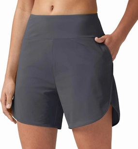 Willit Women's 5" Swim Shorts with Liner High Waisted Quick Dry Swimming Board Shorts with Pockets UPF 50 