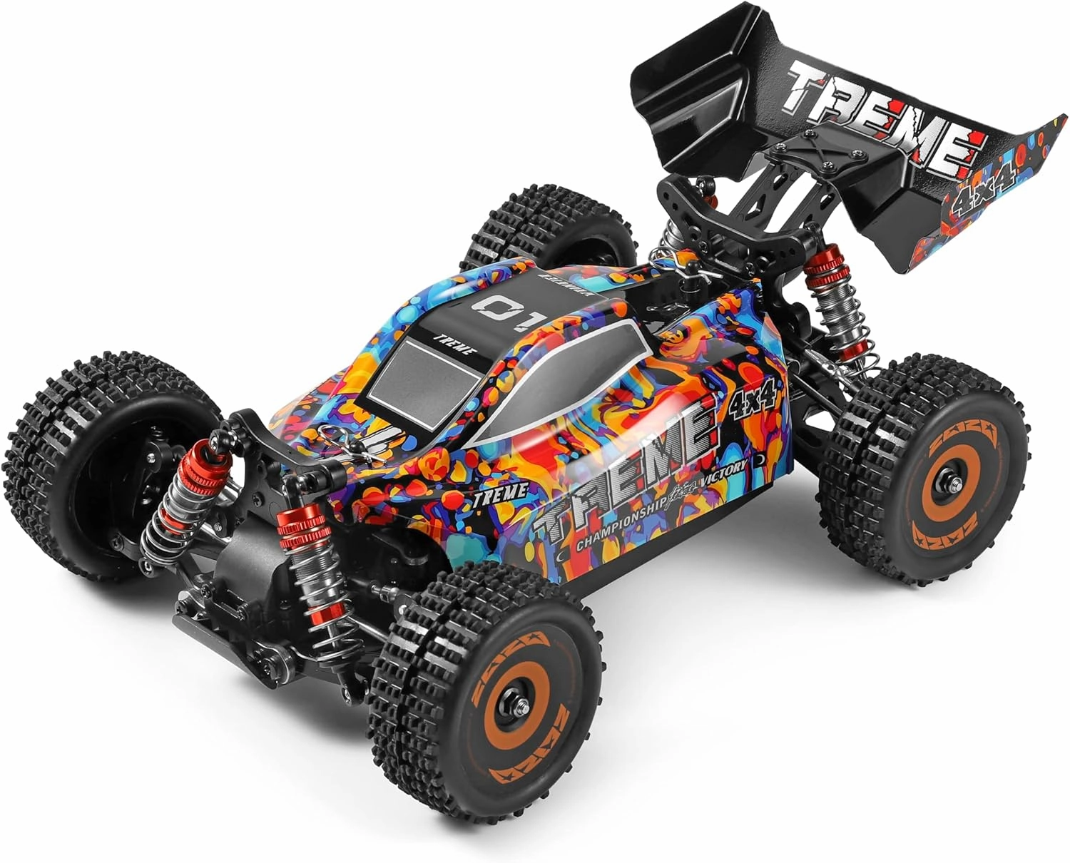 WLtoys 184016 75KM/H 2.4G RC Car Brushless 4WD Electric High Speed Off-Road Remote Control Drift Toys for Children Racing (184016 2 * 1500)
