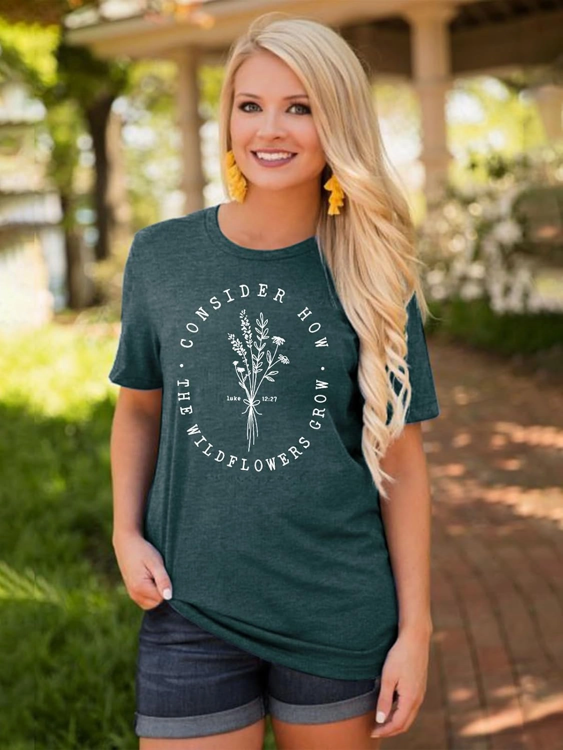 Womens Graphic Tees Boho Wildflower Shirt Casual Thanksgiving Shirts Vintage Country Music Tshirt Western Cowboy Tops