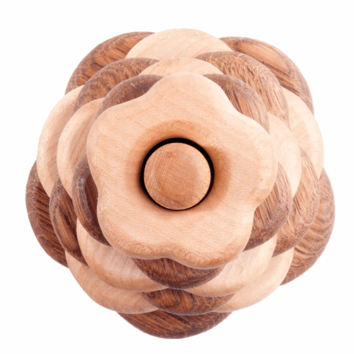 Wooden Stacking Toy - Flower Shaped