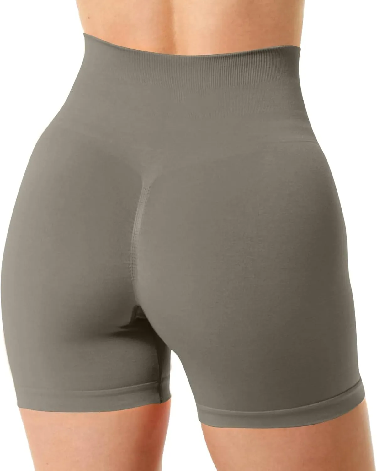 Workout Butt Lifting Shorts for Women High Waisted Seamless Gym Yoga Booty Shorts Tummy Control Comfy Soft Swimbottom