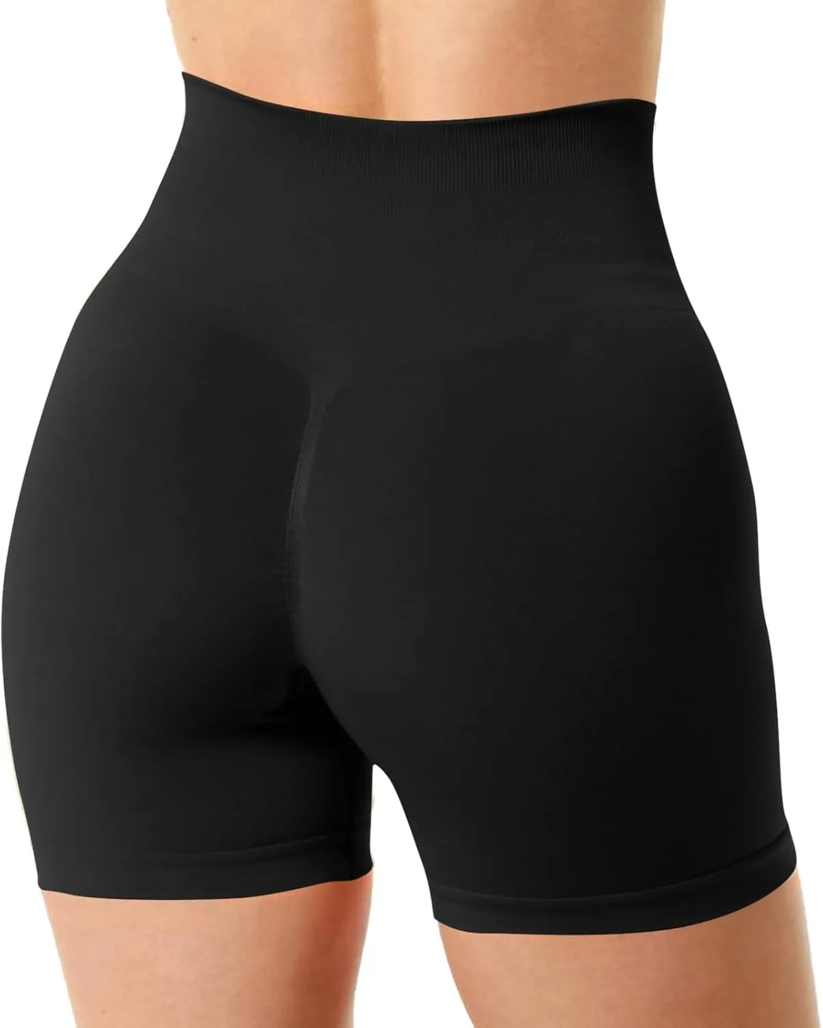Workout Butt Lifting Shorts for Women High Waisted Seamless Gym Yoga Booty Shorts Tummy Control Comfy Soft Swimbottom