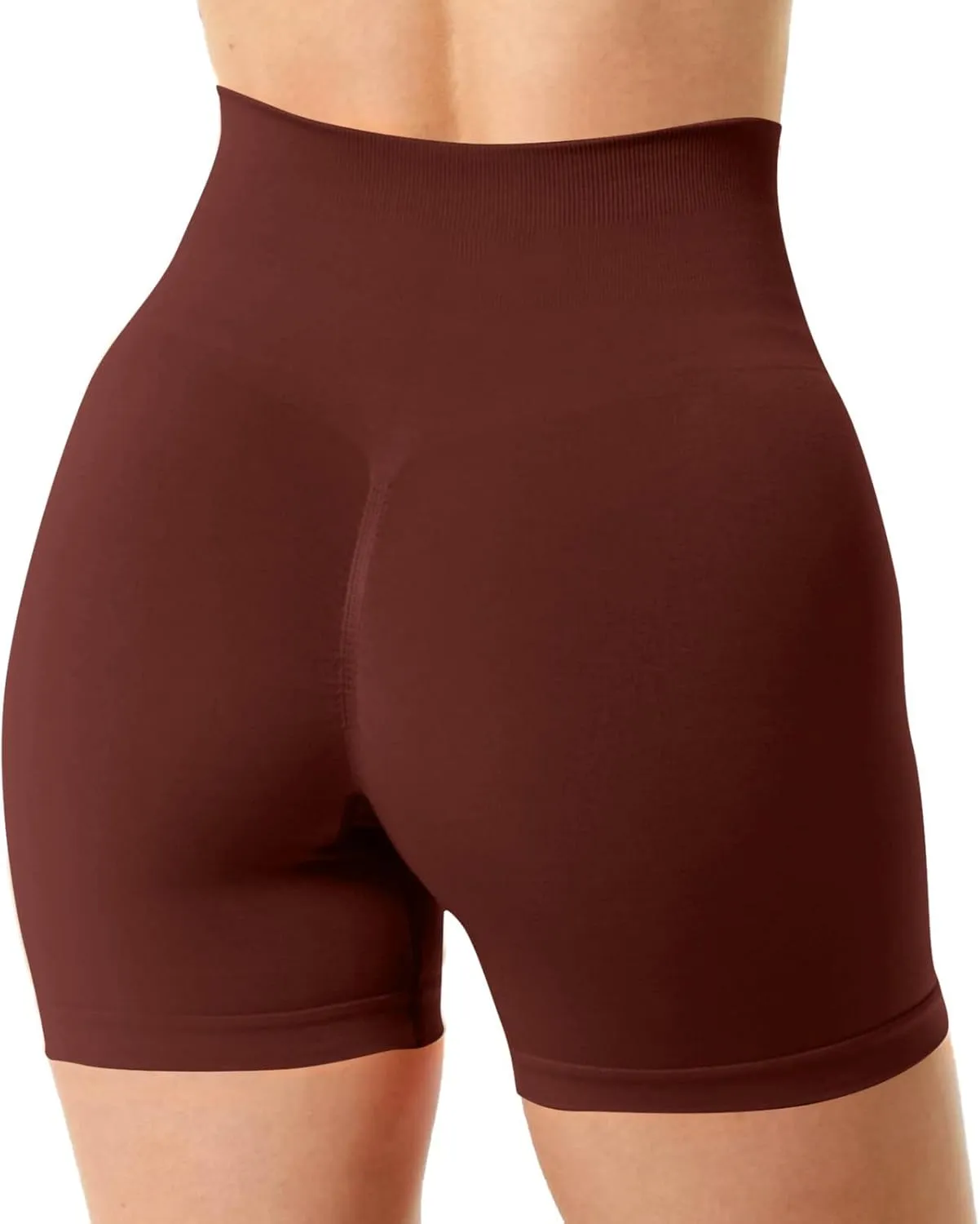 Workout Butt Lifting Shorts for Women High Waisted Seamless Gym Yoga Booty Shorts Tummy Control Comfy Soft Swimbottom