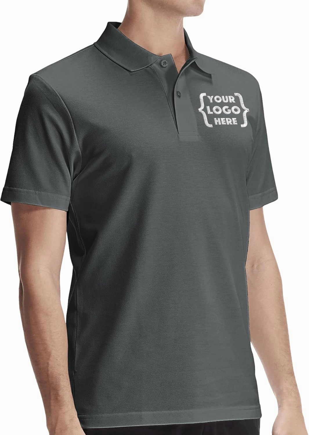 Xiovio Customize® Custom Men's Polo Shirts Golf Jersey Tees | Front·Back Print, Embroidery Personalized with Text & Logo