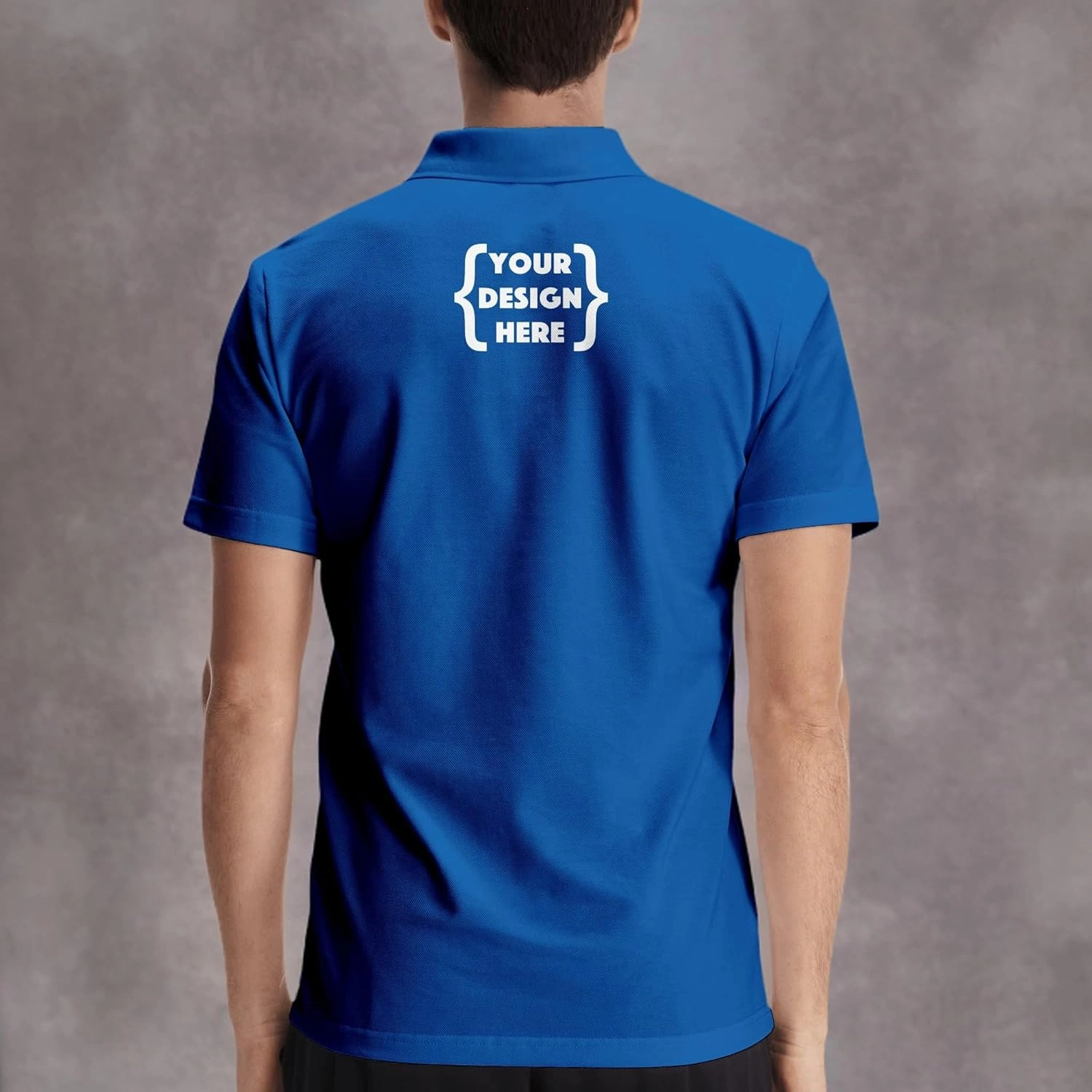 Xiovio Customize® Custom Men's Polo Shirts Golf Jersey Tees | Front·Back Print, Embroidery Personalized with Text & Logo