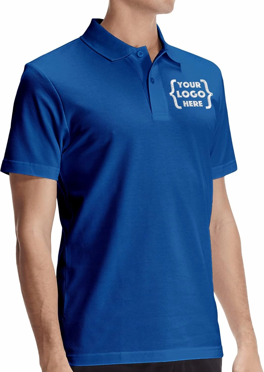 Xiovio Customize® Custom Men's Polo Shirts Golf Jersey Tees | Front·Back Print, Embroidery Personalized with Text & Logo