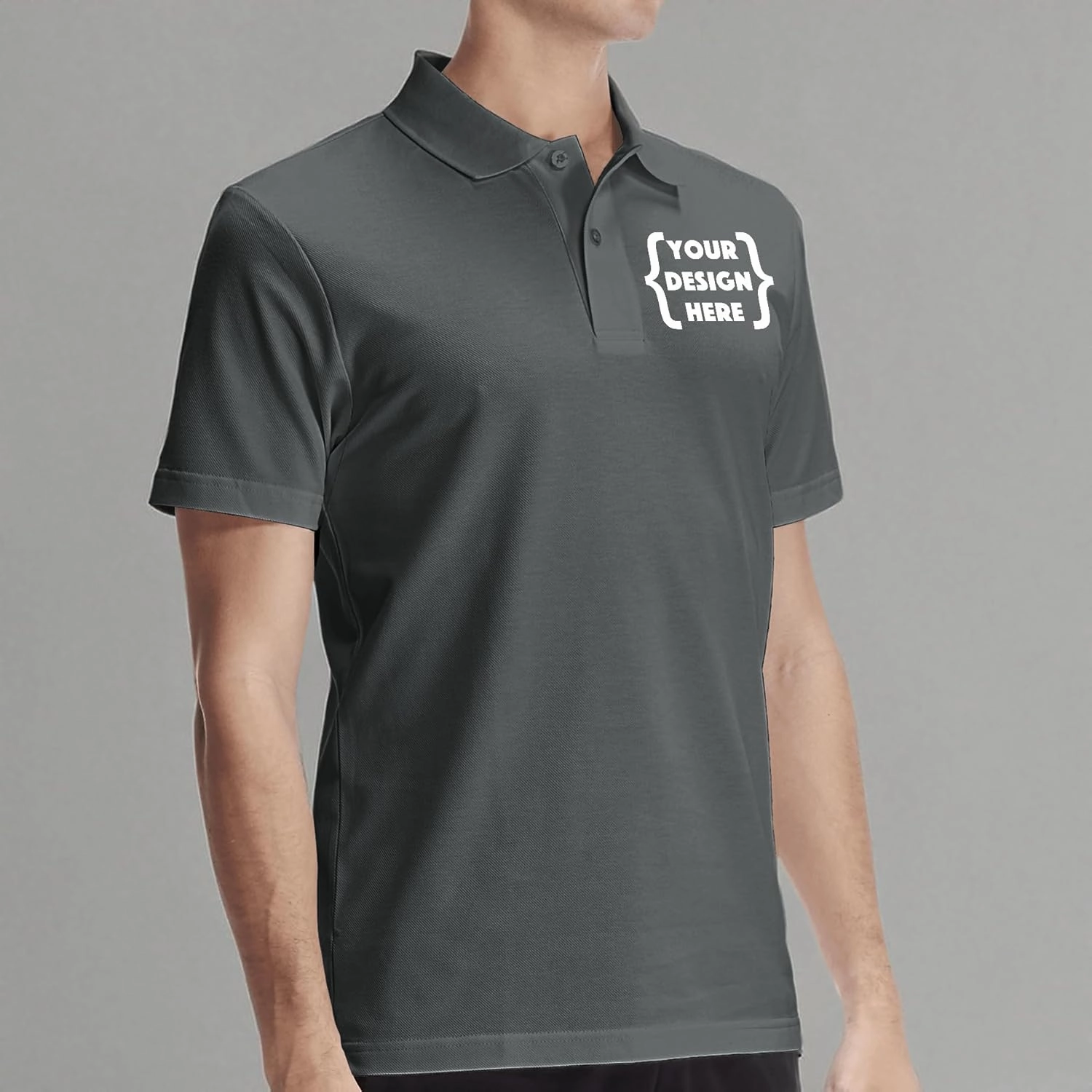 Xiovio Customize® Custom Men's Polo Shirts Golf Jersey Tees | Front·Back Print, Embroidery Personalized with Text & Logo