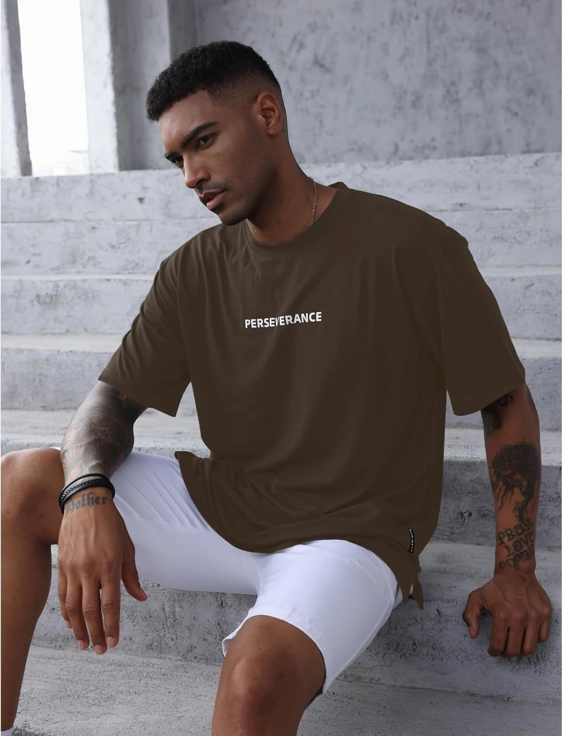YawYews Men’s Fashion Athletic T-Shirts Short Sleeve Casual Tee Plain Loose Workout Gym Streetwear Shirts
