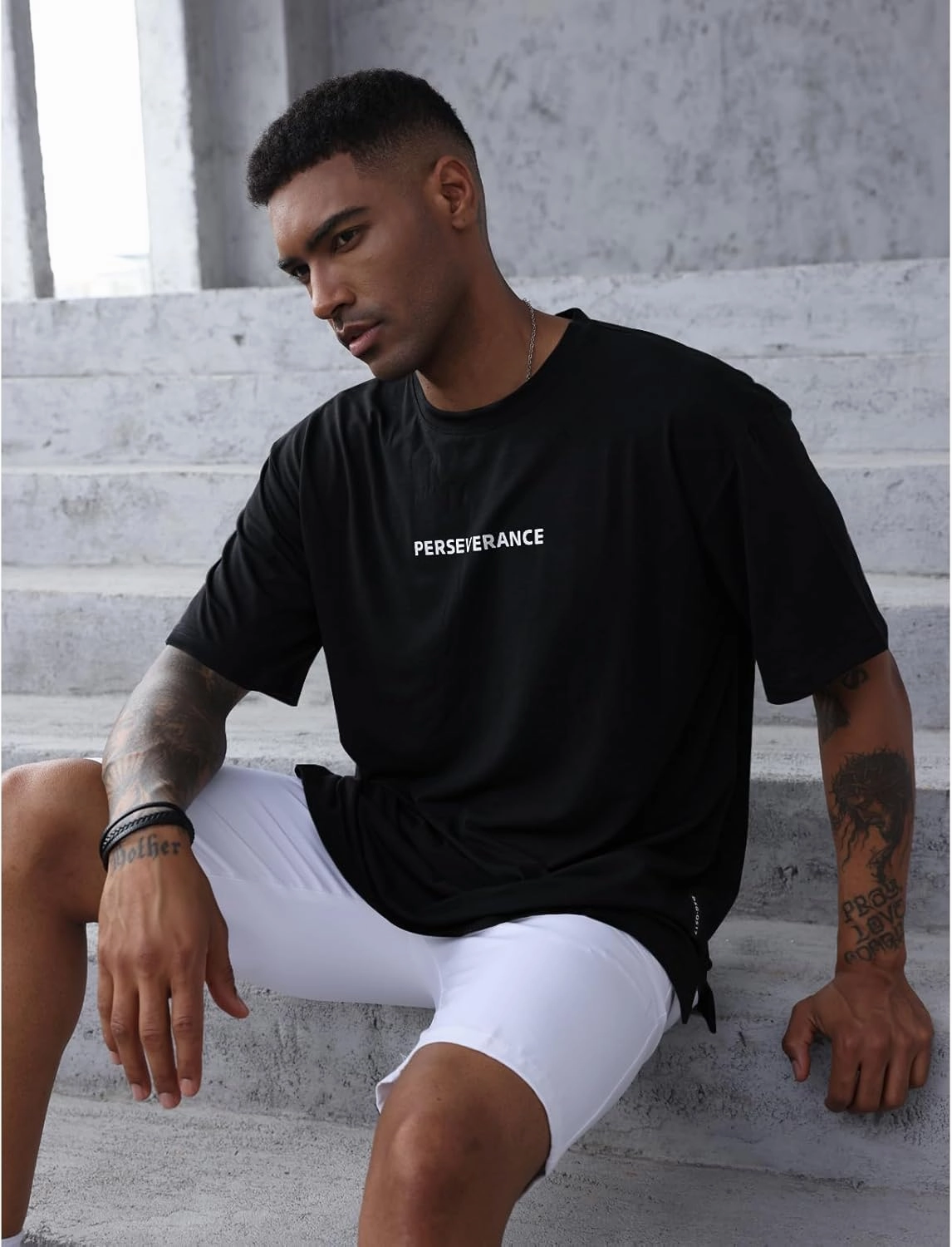 YawYews Men’s Fashion Athletic T-Shirts Short Sleeve Casual Tee Plain Loose Workout Gym Streetwear Shirts