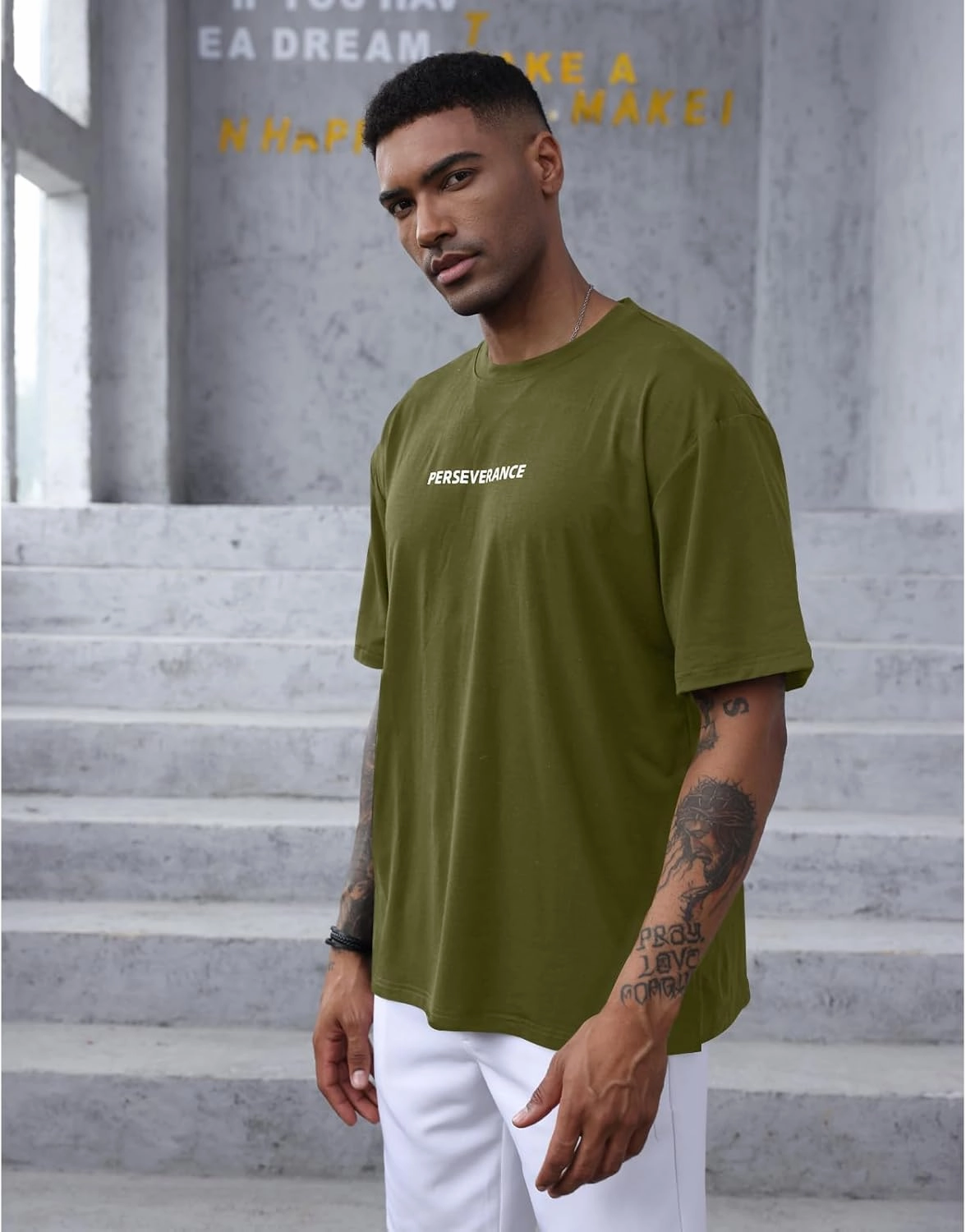 YawYews Men’s Fashion Athletic T-Shirts Short Sleeve Casual Tee Plain Loose Workout Gym Streetwear Shirts