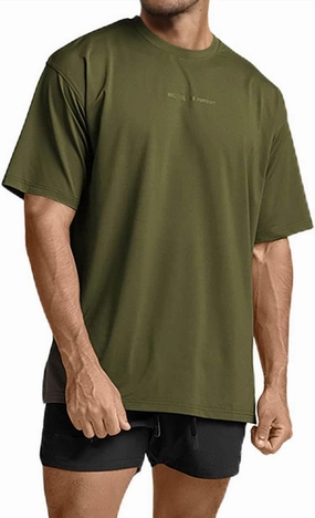 YawYews Men’s Fashion Athletic T-Shirts Short Sleeve Casual Tee Plain Loose Workout Gym Streetwear Shirts