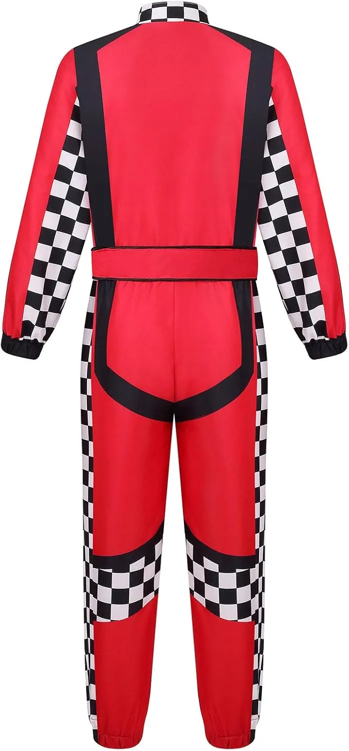 yolsun Race Car Driver Costume Boys, Cars Costume for Toddler Boys, Toddler Race Car Driver Costume