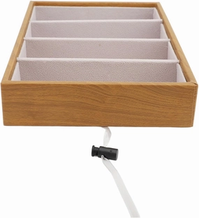 ZJchao Sunglasses Organizer Tray Velvet Jewelry Display Drawer Divider Eyeglasses Holder Organizer for Watch Ties