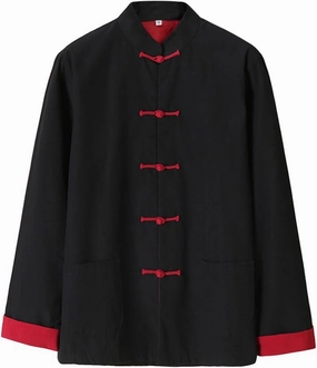 ZooBoo Chinese Cotton Men's Tang Suits Kungfu Coats Lay Jackets